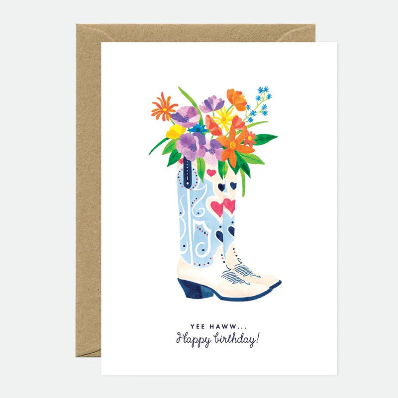 Carte d'anniversaire Santiag Bday - ATWS