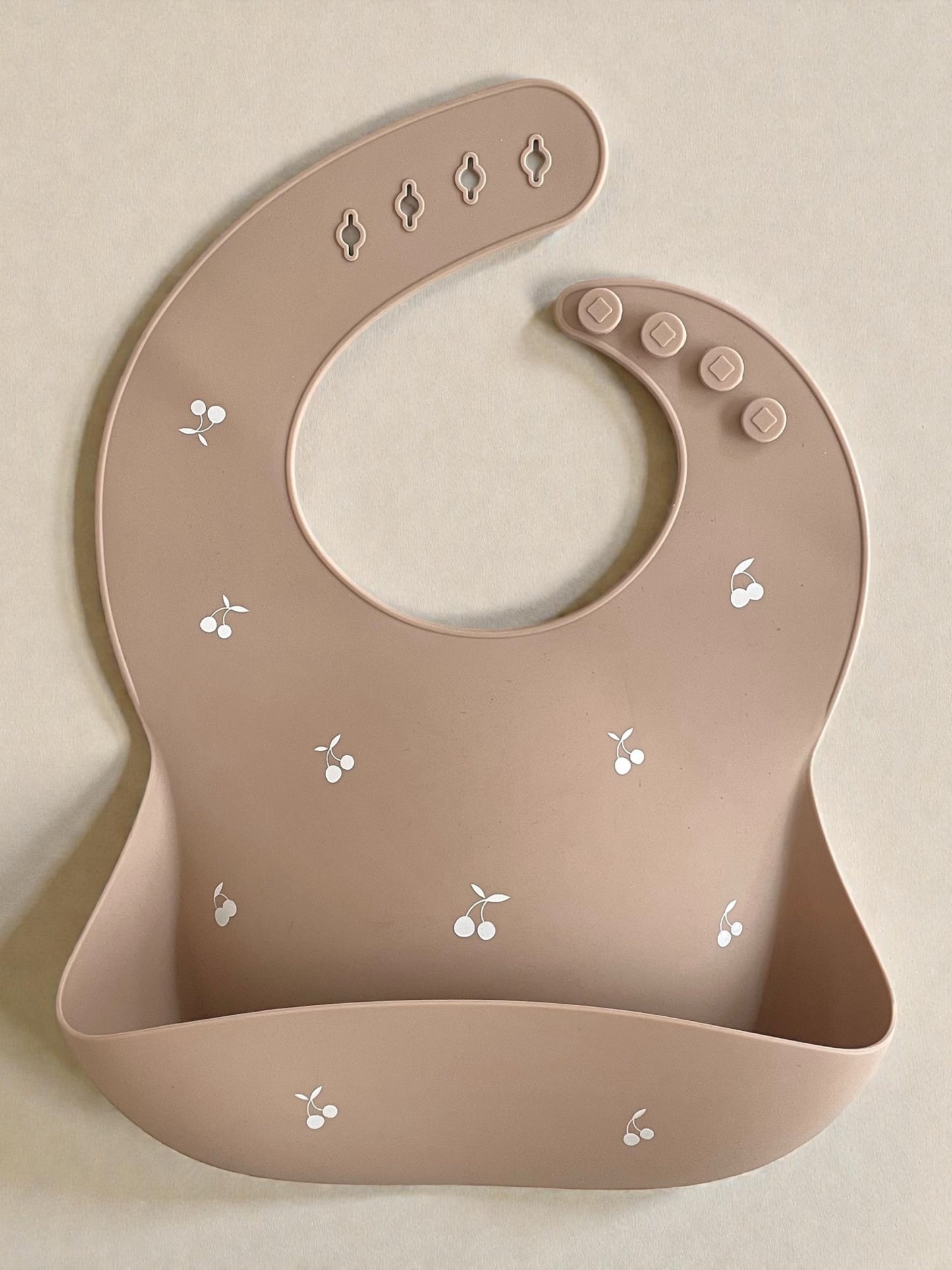 Bavoir en silicone petites cerises