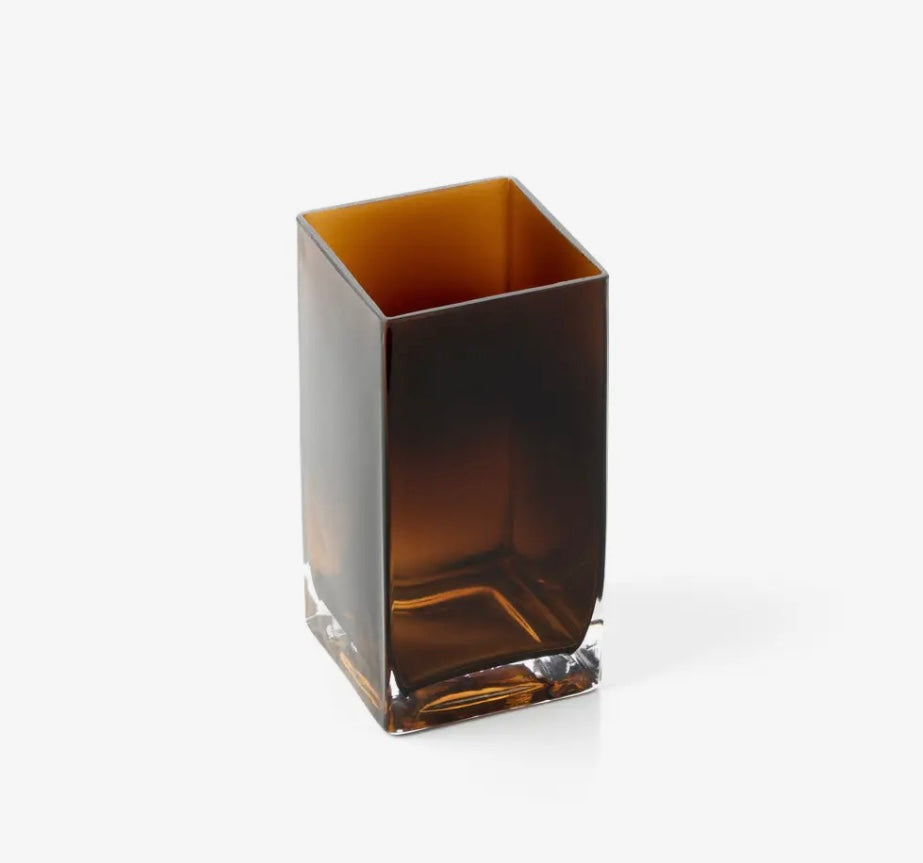 Vase Cuboïde Ambre - Ambre