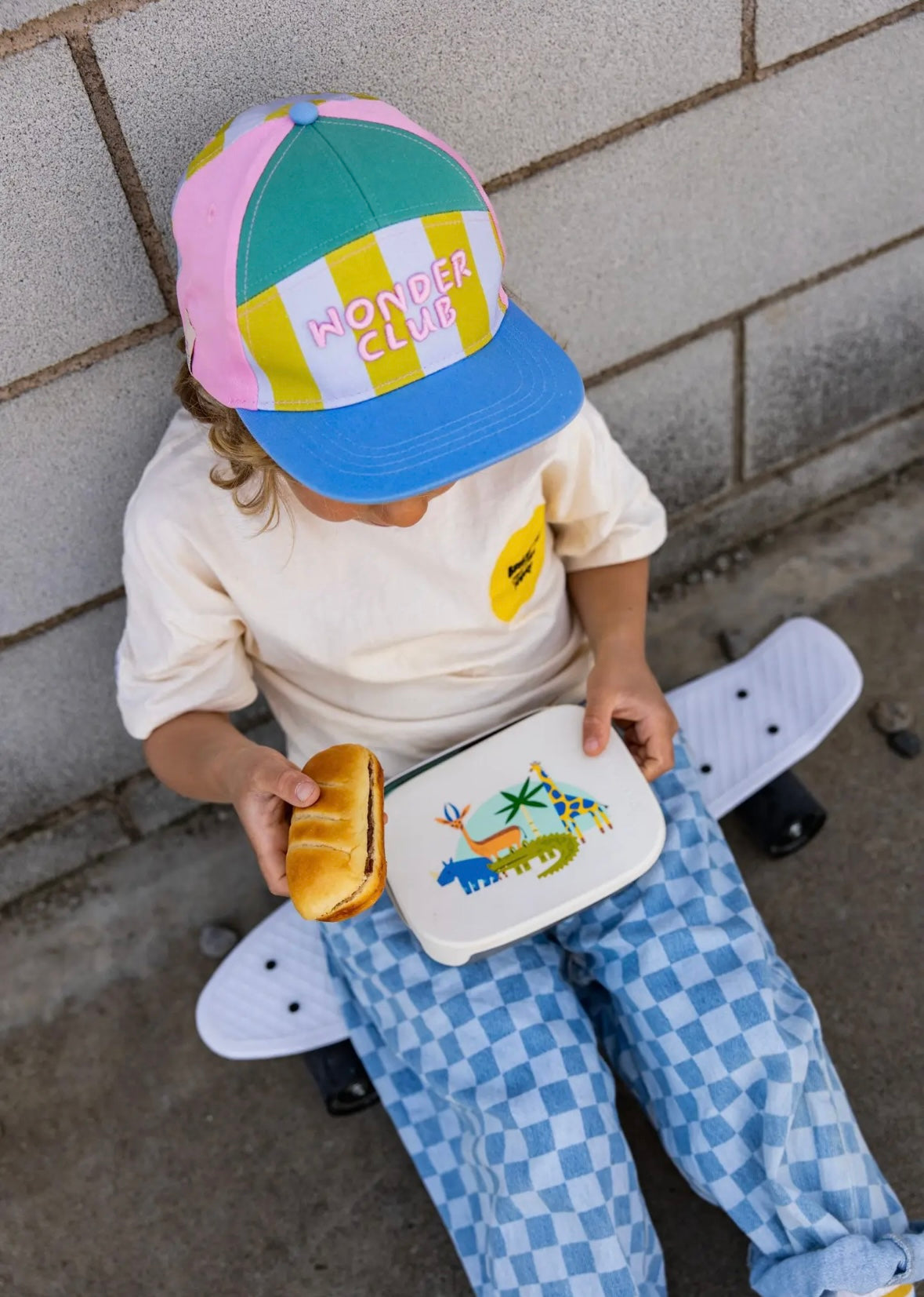 Casquette wonder club 2/5ans multicolore