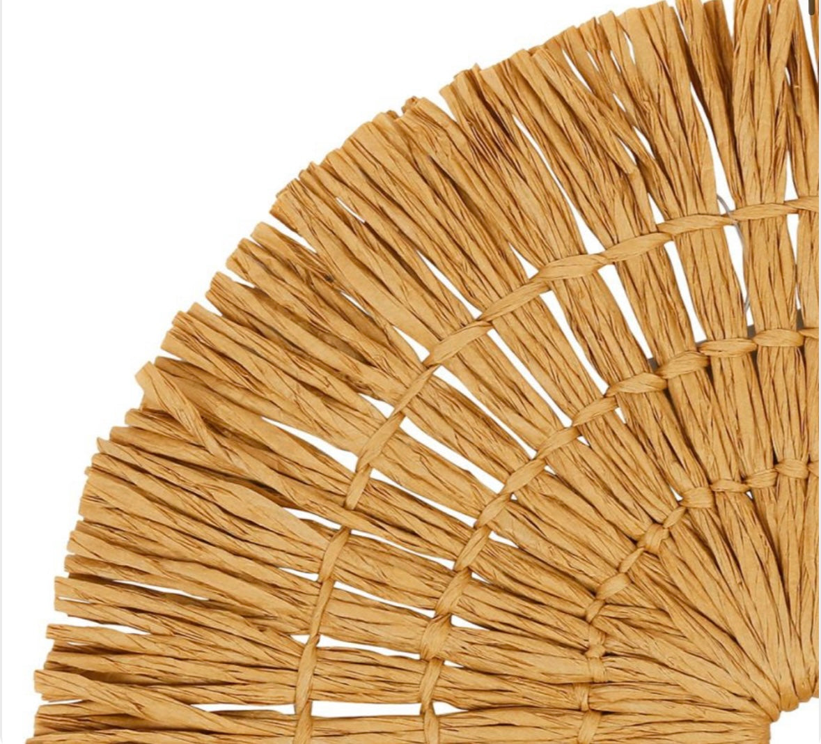 SET TABLE SOLEIL BRUN D38CM