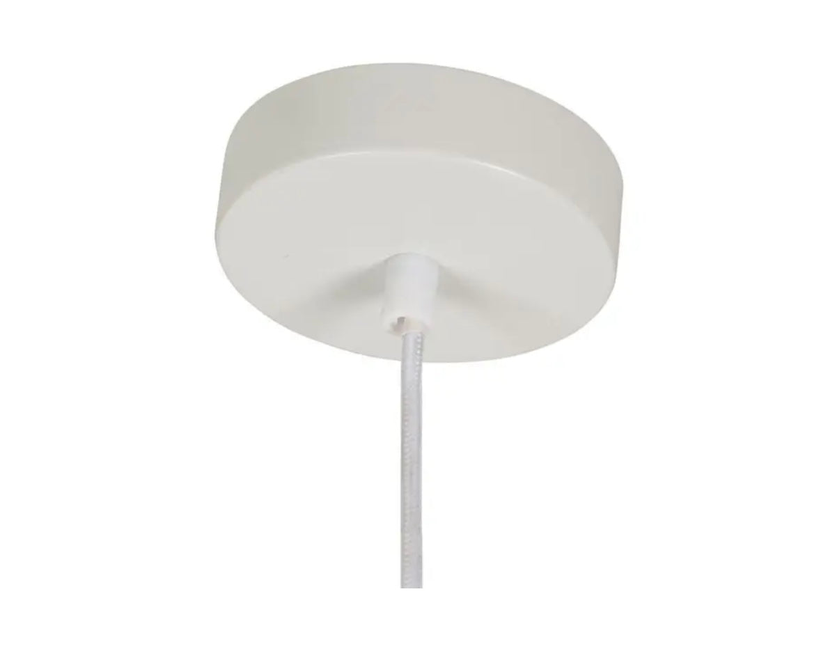 SUSPENSION ATELIER BRUN+ROSE POUDRE D25X15 VERRE