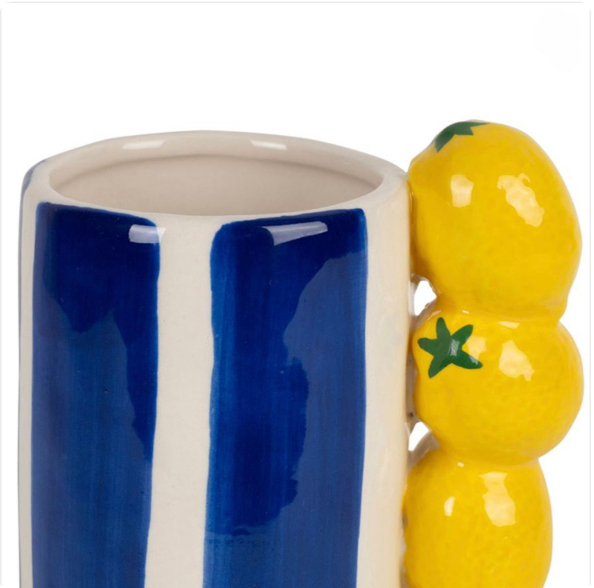 VASE CITRON MOCOA
INDIGO et JAUNE