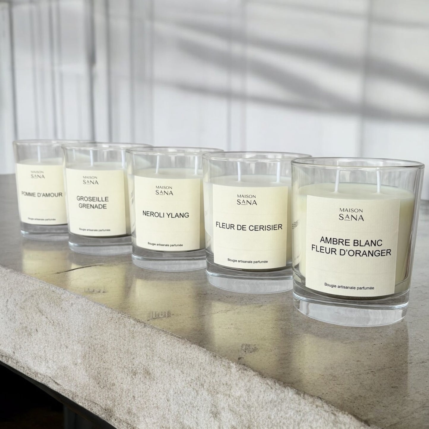 Bougie 220gr - Ambre blanc fleur d'oranger