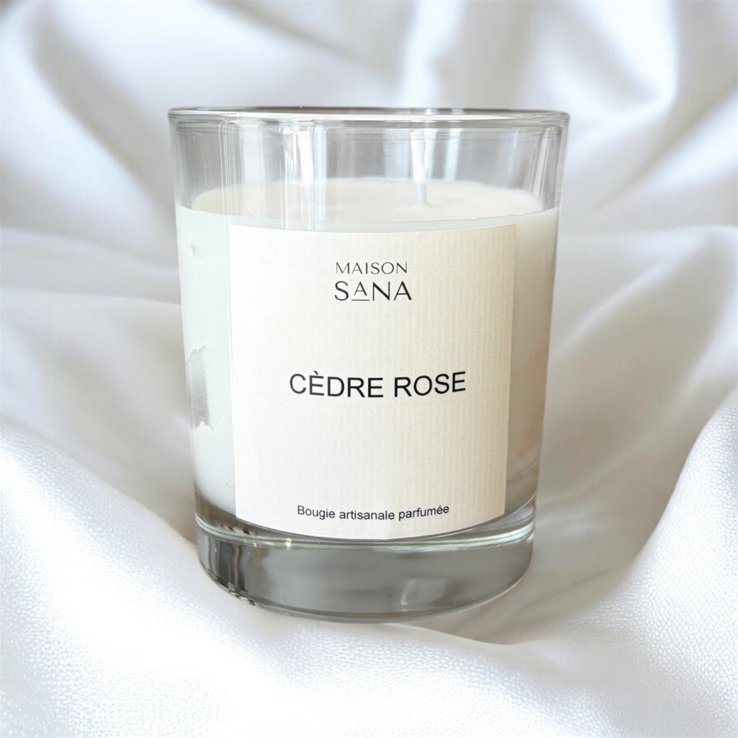 Bougie 220g - Cèdre Rose