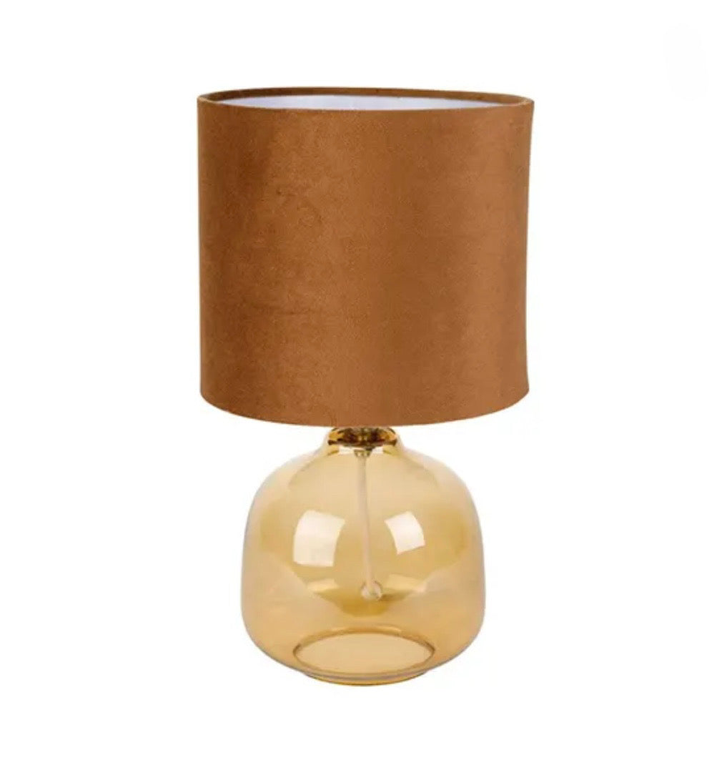 LAMPE CELESTE FUME+BRUN