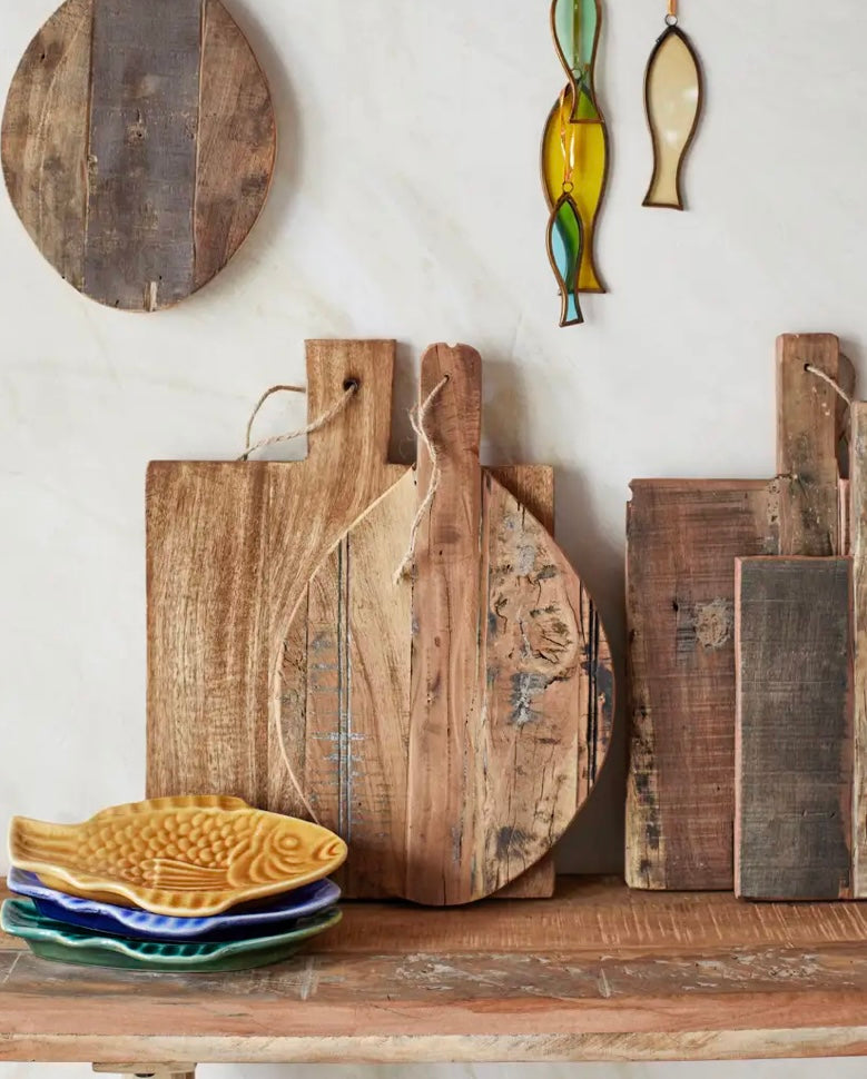 Duo de planches en bois recyclées