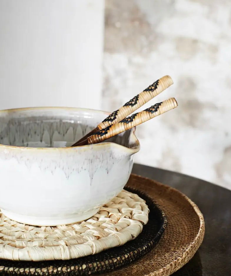 Couverts à salade en bois