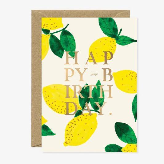 Carte d'anniversaire Lemon - ATWS