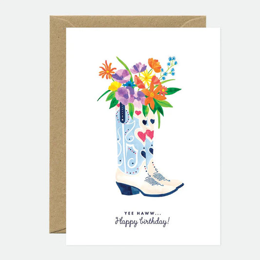 Carte d'anniversaire Santiag Bday - ATWS