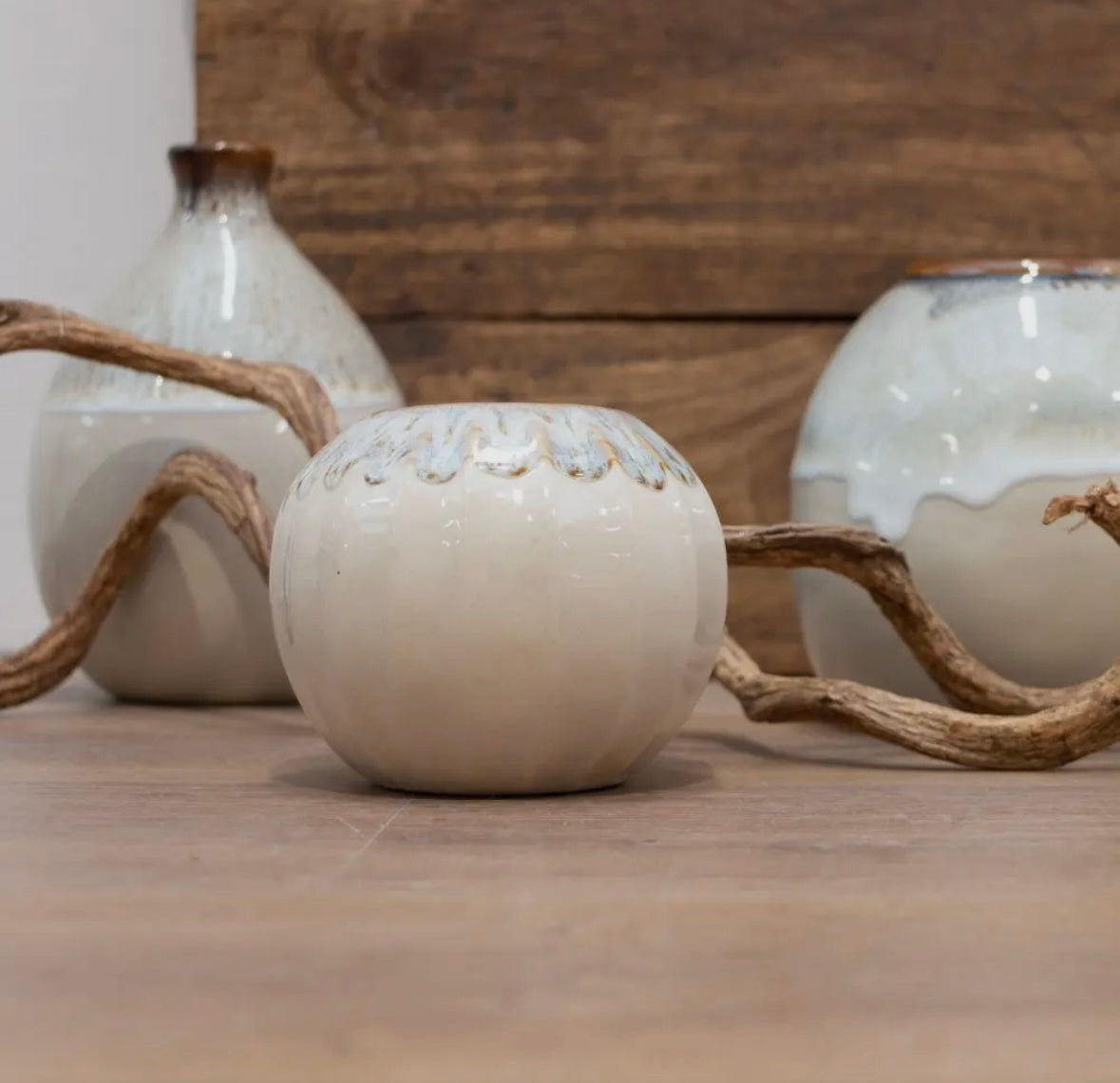 Petit vase rond Loli glacé