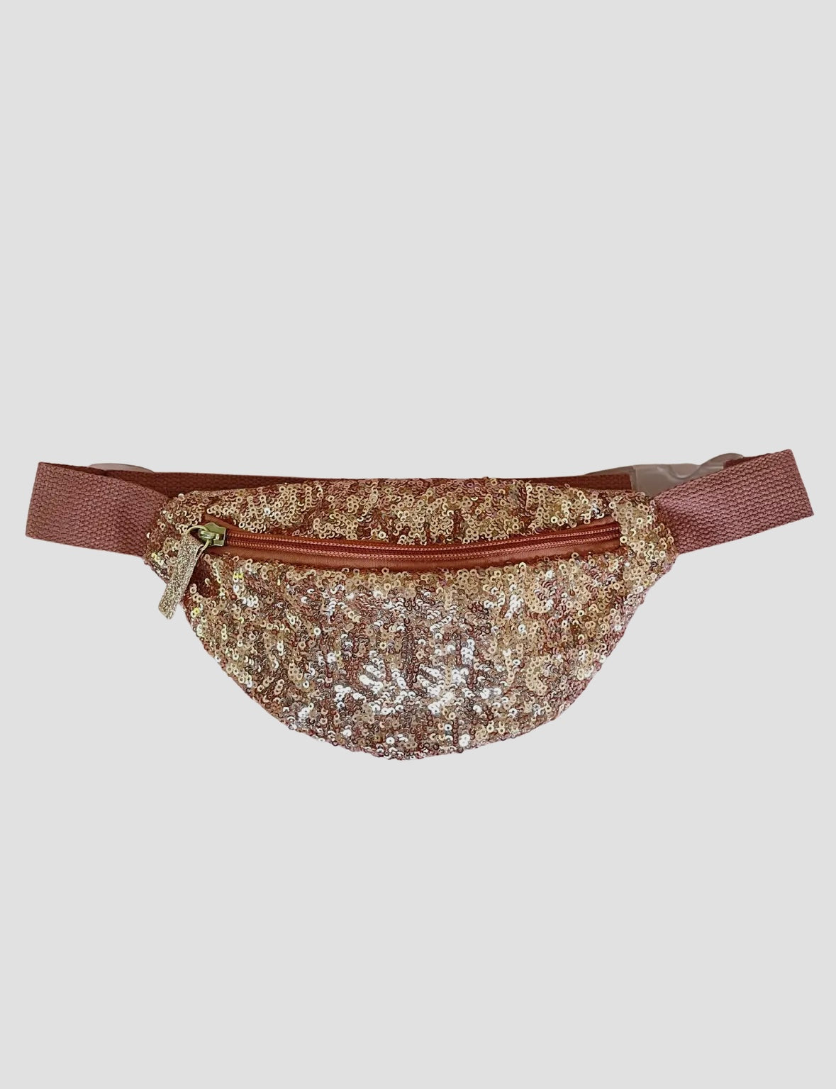 Sac banane - Sequins roses