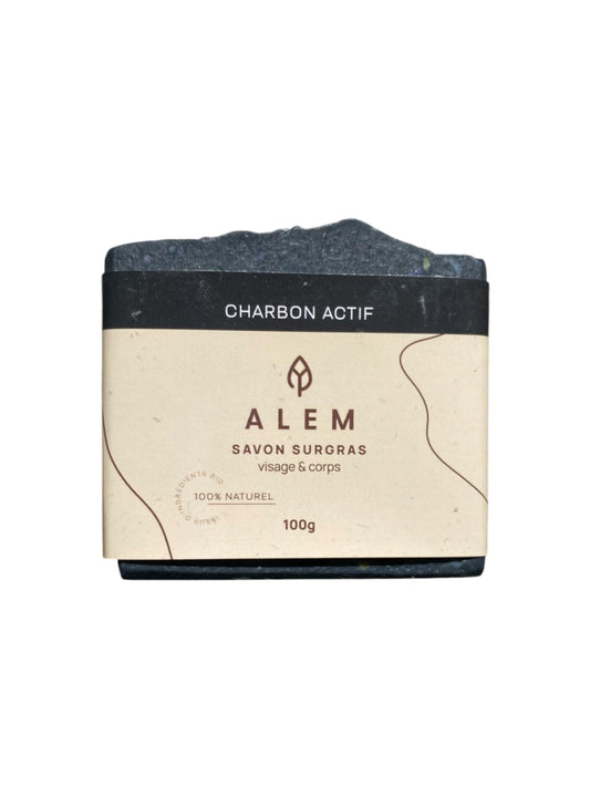 Savon artisanal Alem - Charbon actif végétal