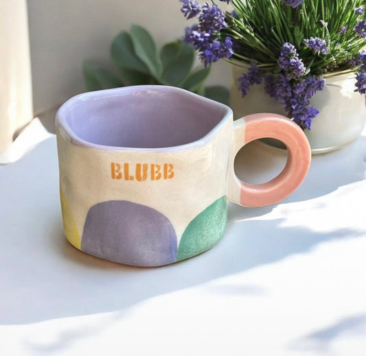 Mug couleurs pastels BLUBB