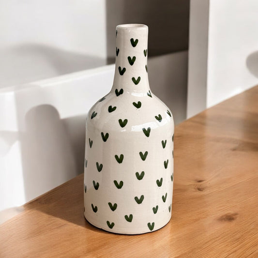 Petit vase cœur maroc