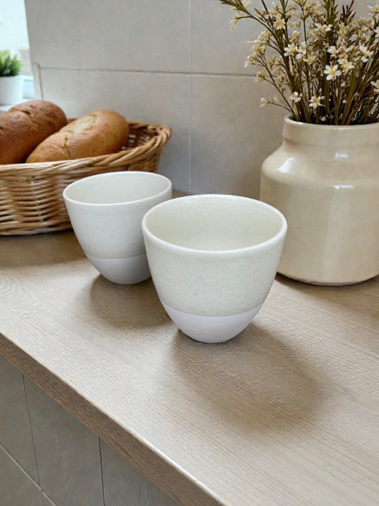 Tasse blanche bi matière