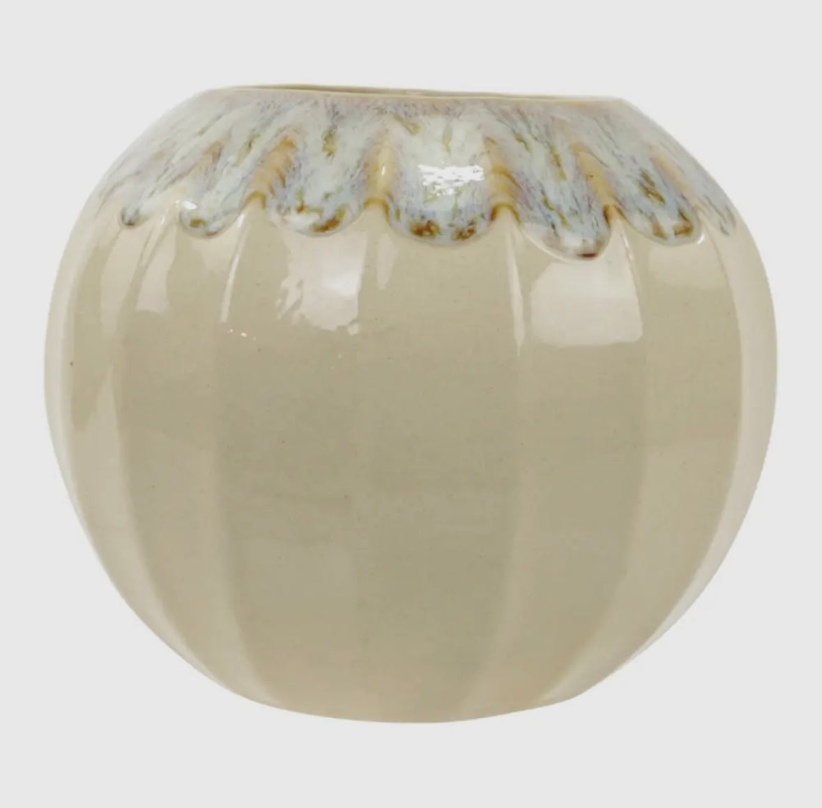 Petit vase rond Loli glacé