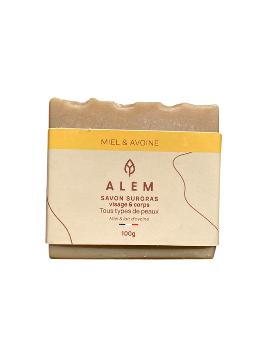 Savon artisanal Alem - Miel et Avoine