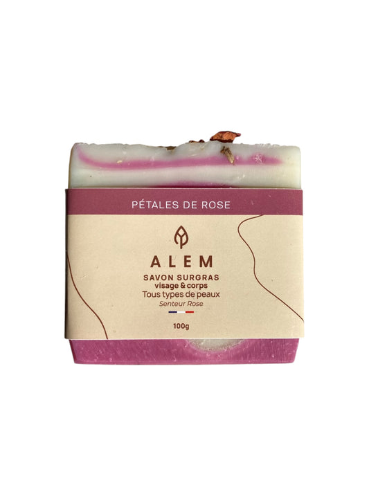 Savon artisanal Alem - Pétales de Roses