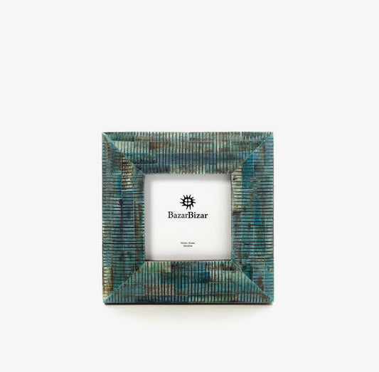 Cadre Vague Océan - Turquoise
