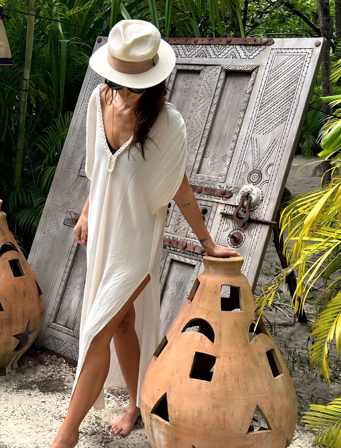 Robe Acapulco crème