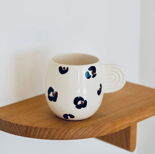 Mug en céramique Ambre léopard - Oustao