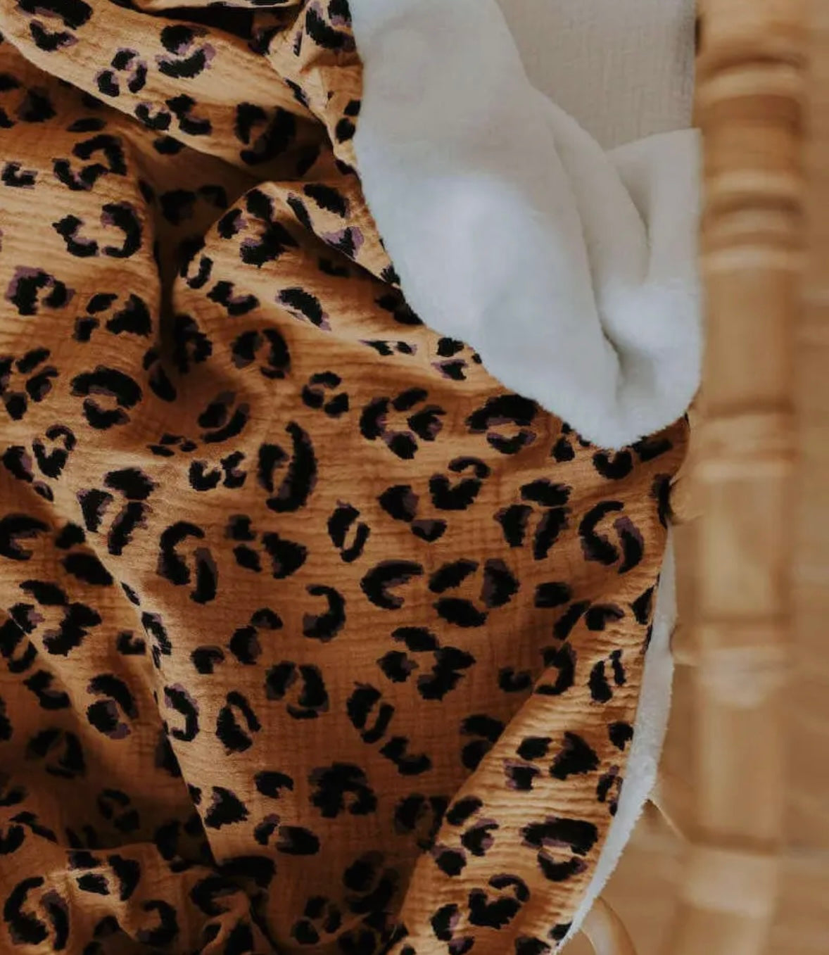 Couverture léopard- Manufacture des bébés français