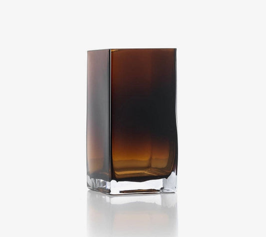 Vase Cuboïde Ambre - Ambre