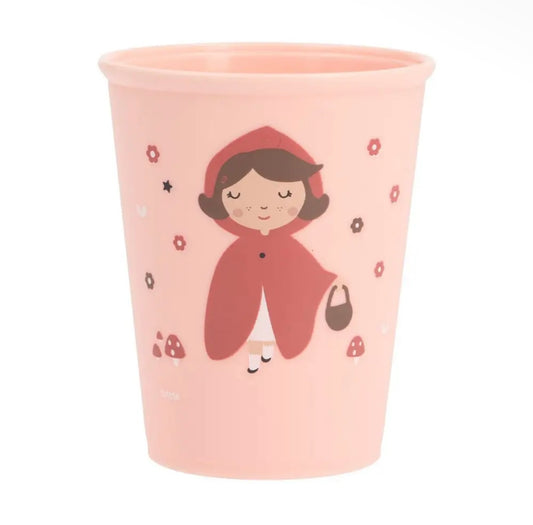 Verre petit chaperon rouge