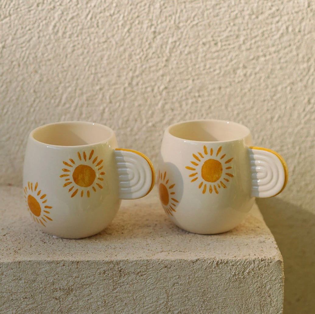 Mug en céramique Ambre soleil - Oustao