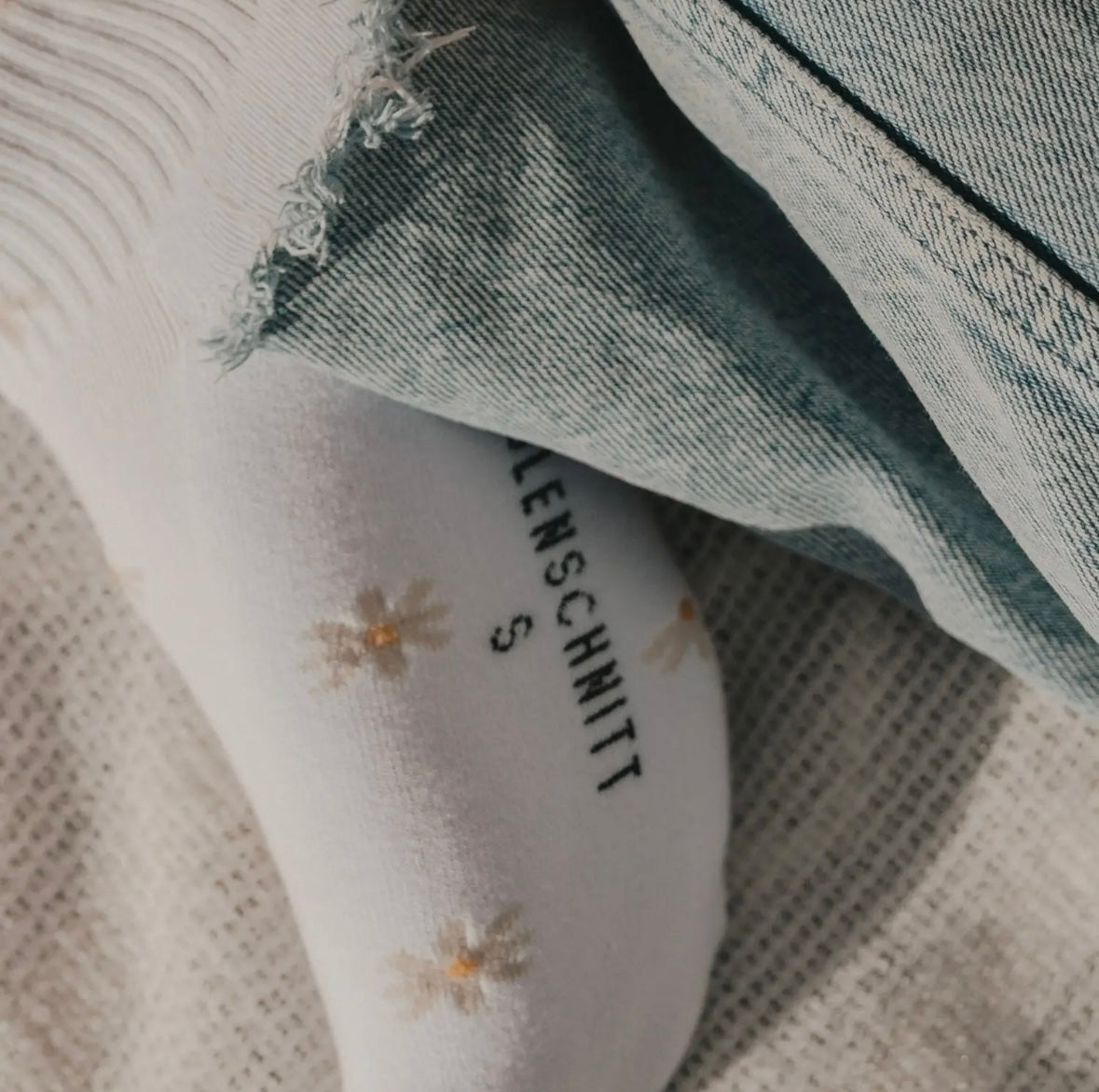Chaussettes motif marguerites