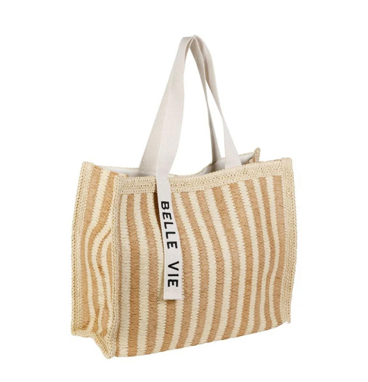 Sac cabas raphia solencia