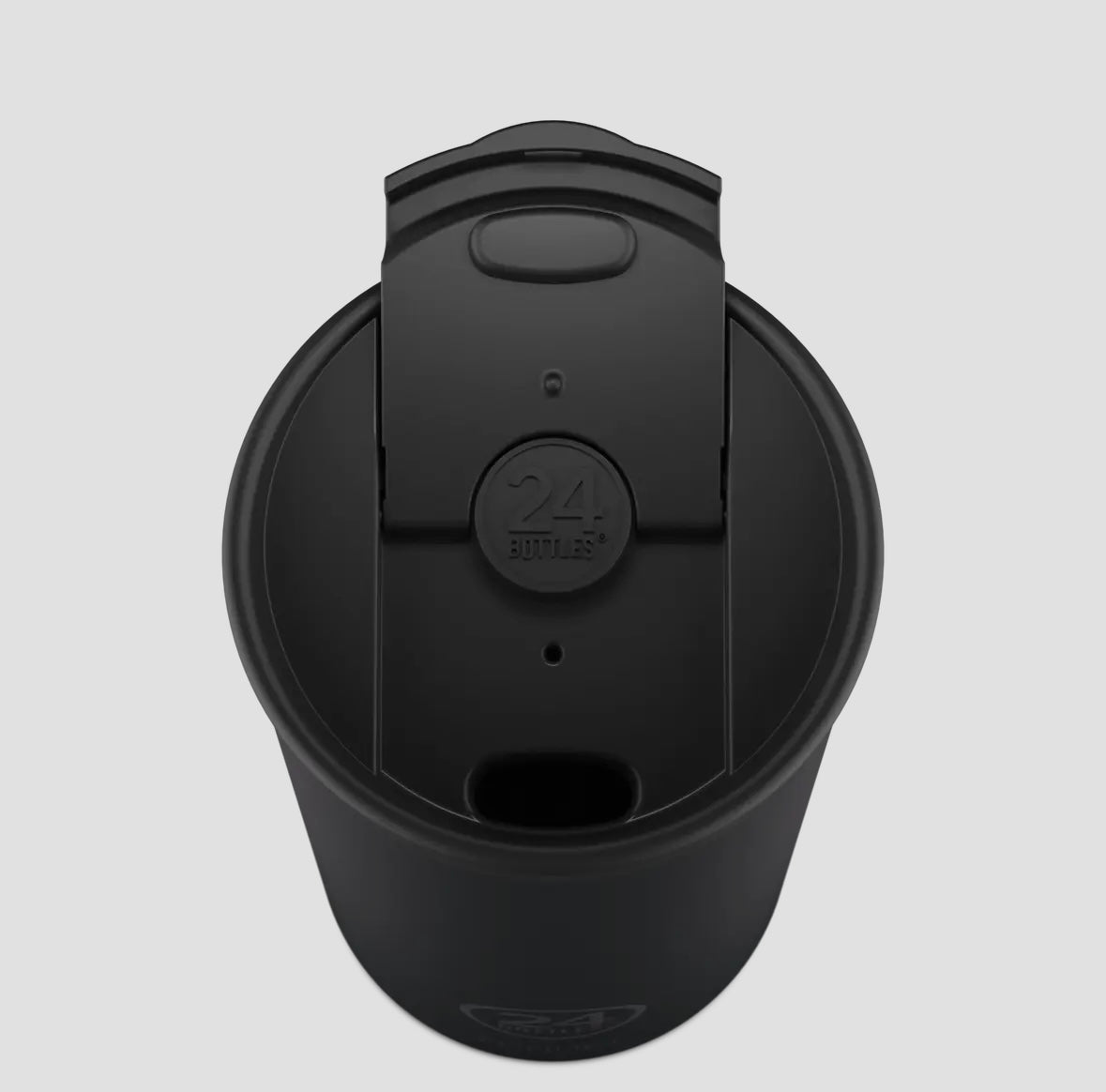 Gobelet de voyage 24Bottles | Noir smoking - 600 ml