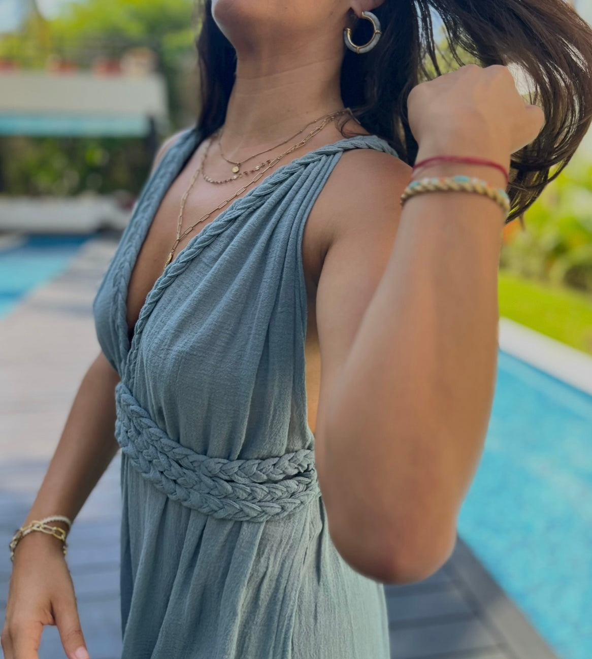 Robe Merida bleu clair