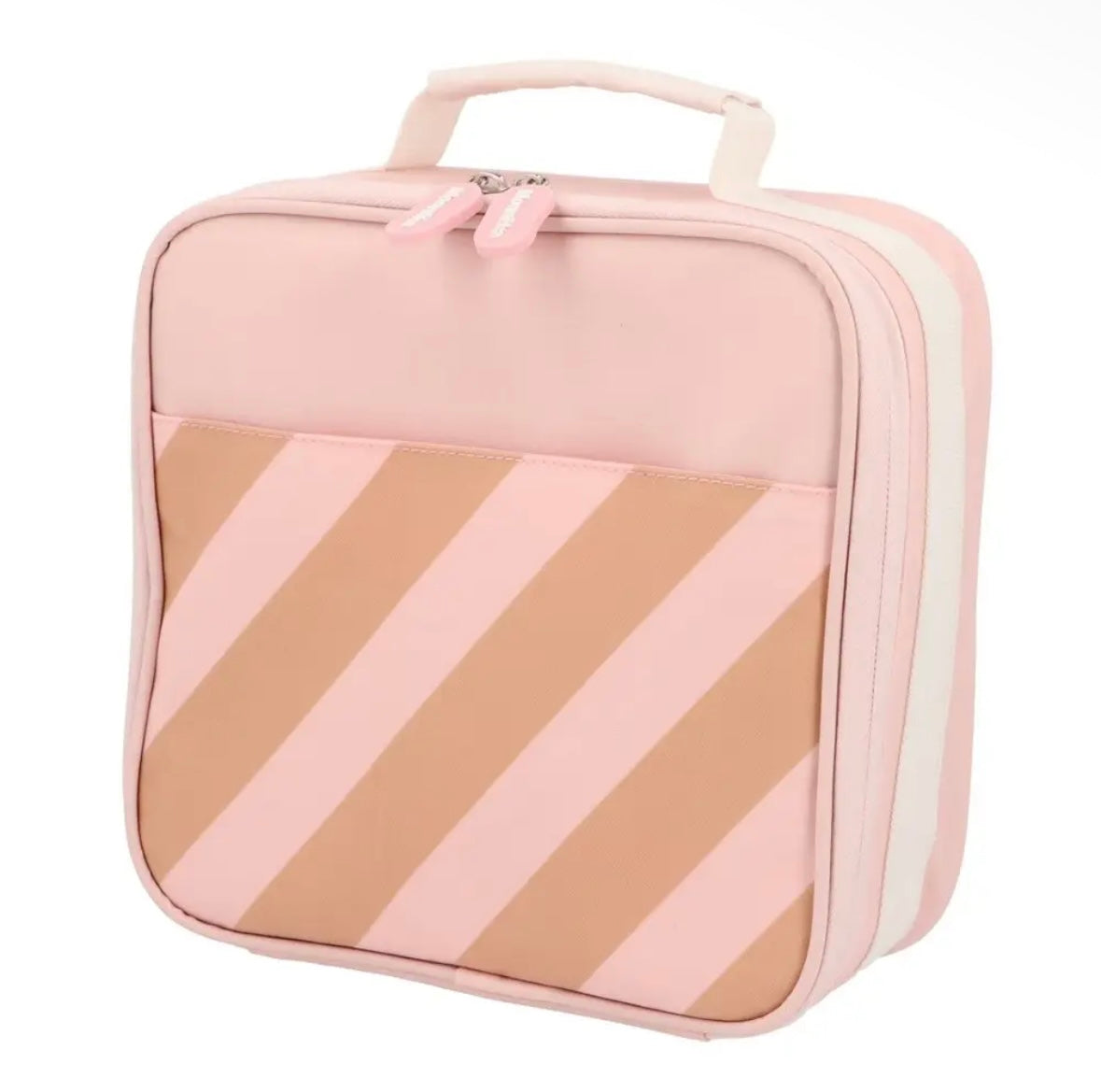 Sac Glacière rigide portable Stripes Rose