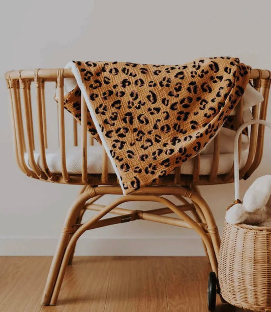 Couverture léopard- Manufacture des bébés français