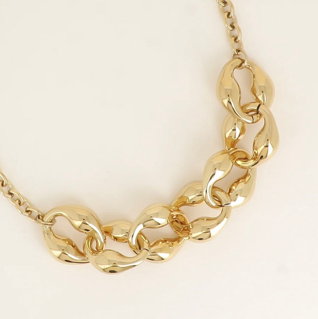 Collier grosses mailles