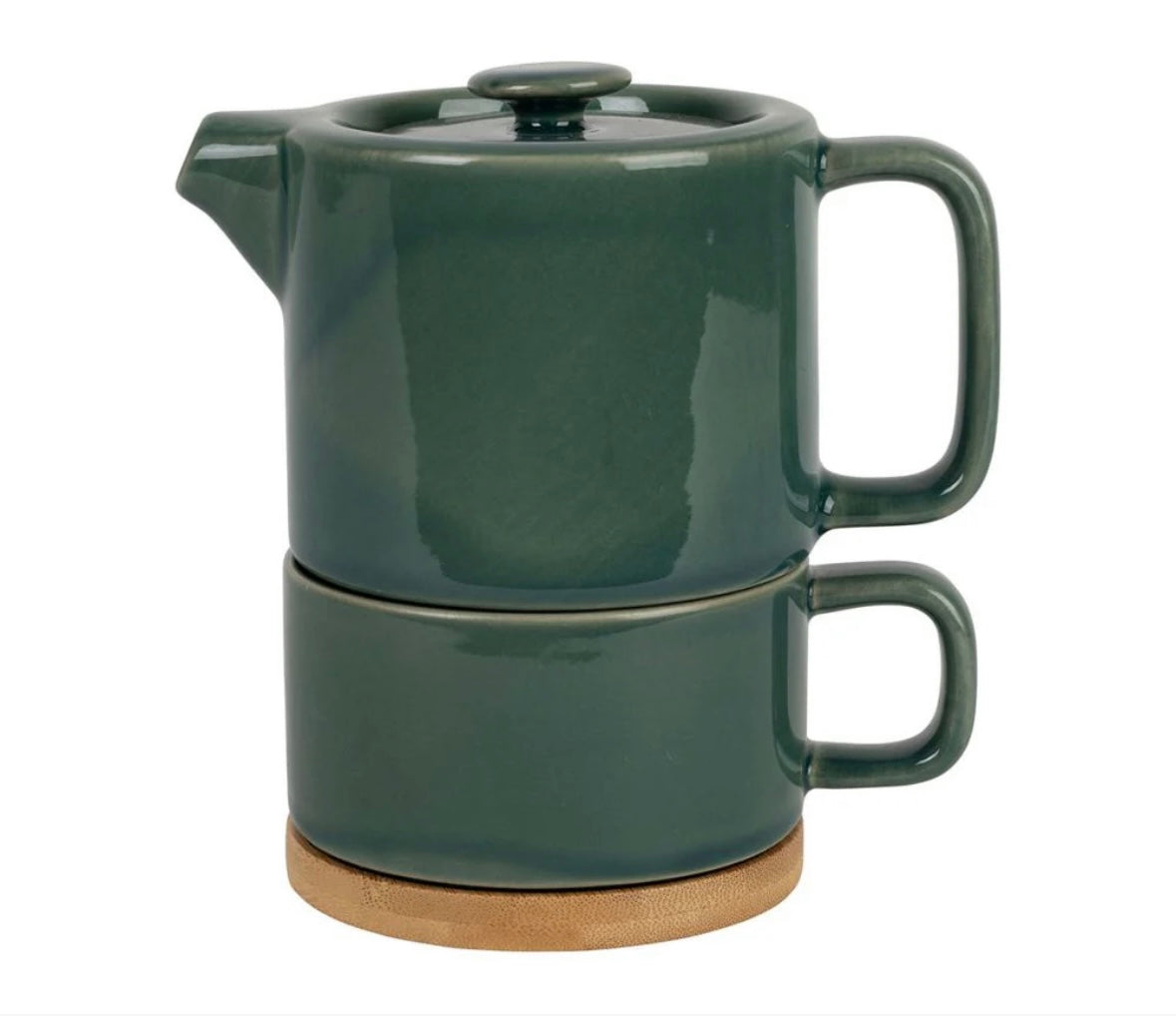 Théière + tasse Nordika émeraude