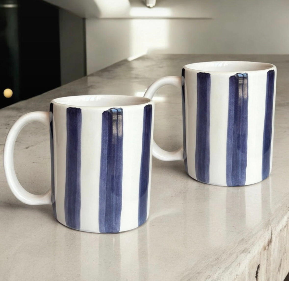 Lot 2 tasses bleues Maroc