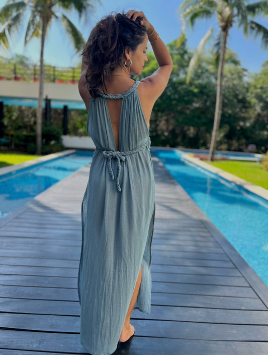 Robe Merida bleu clair