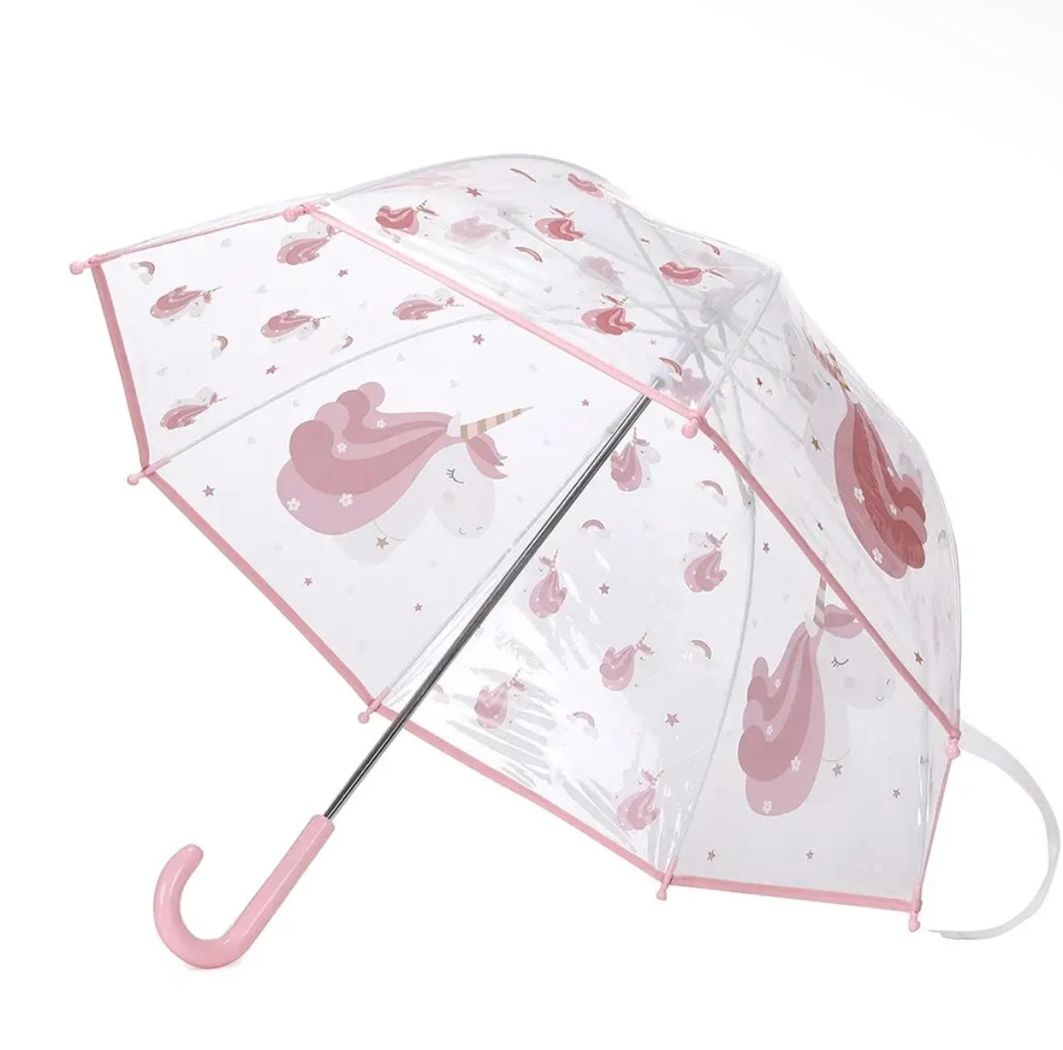 Parapluie Transparent pour enfant licorne