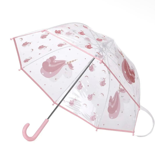 Parapluie Transparent pour enfant licorne