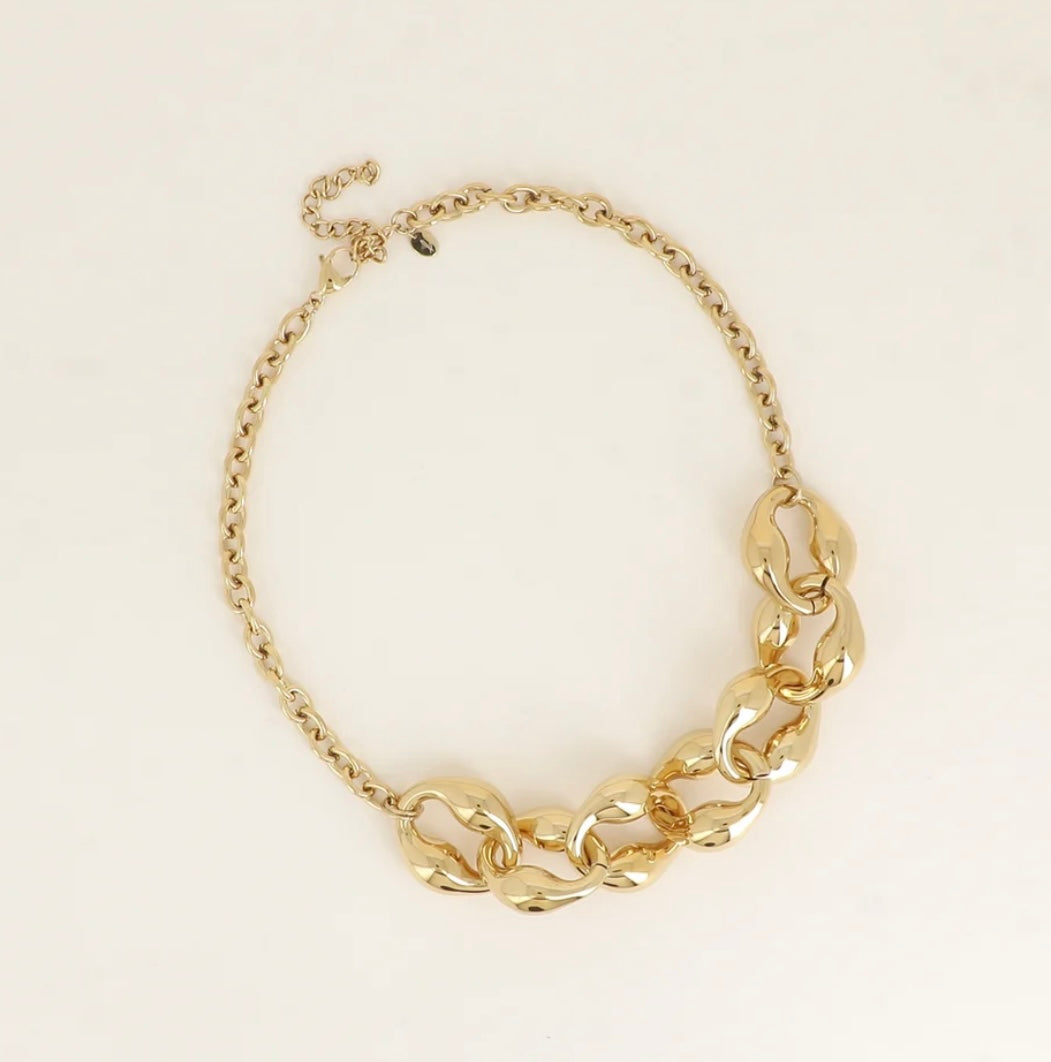 Collier grosses mailles