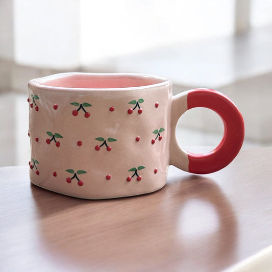 Mug Rose cerises