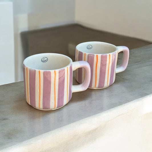 Tasse violette smiley