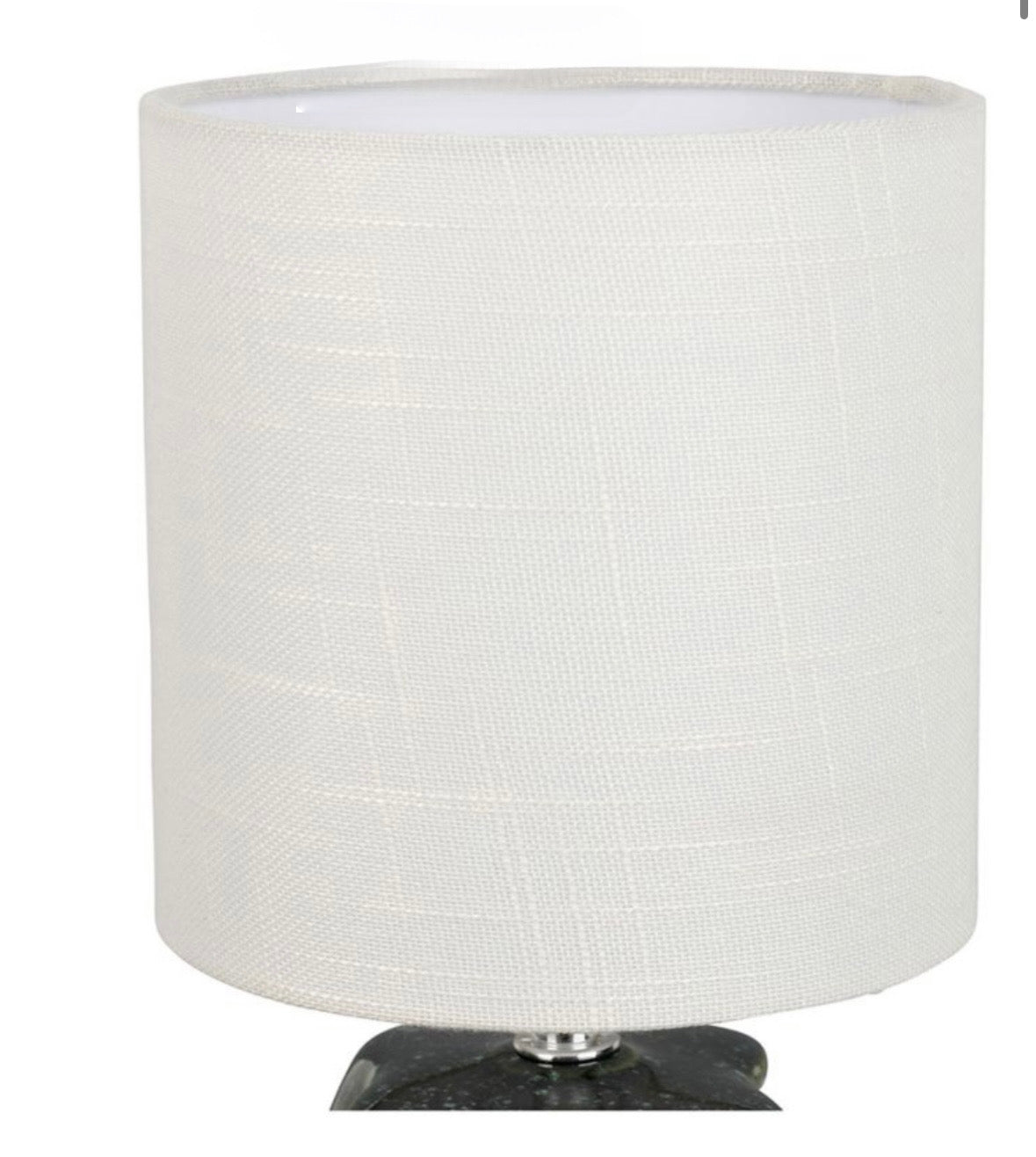 LAMPE NIRA EMERAUDE+BLANC D15.5XH31.5CM CERAMIQUE