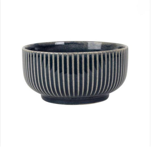 COUPELLE CARLA BLEU D15XH7.5CM GRES