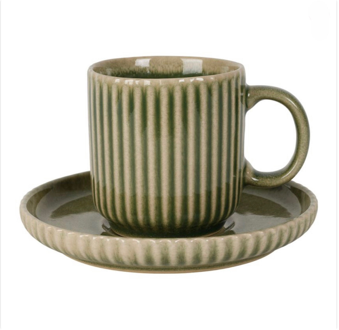 TASSE et soucoupe CARLA SAUGE 20CL GRES