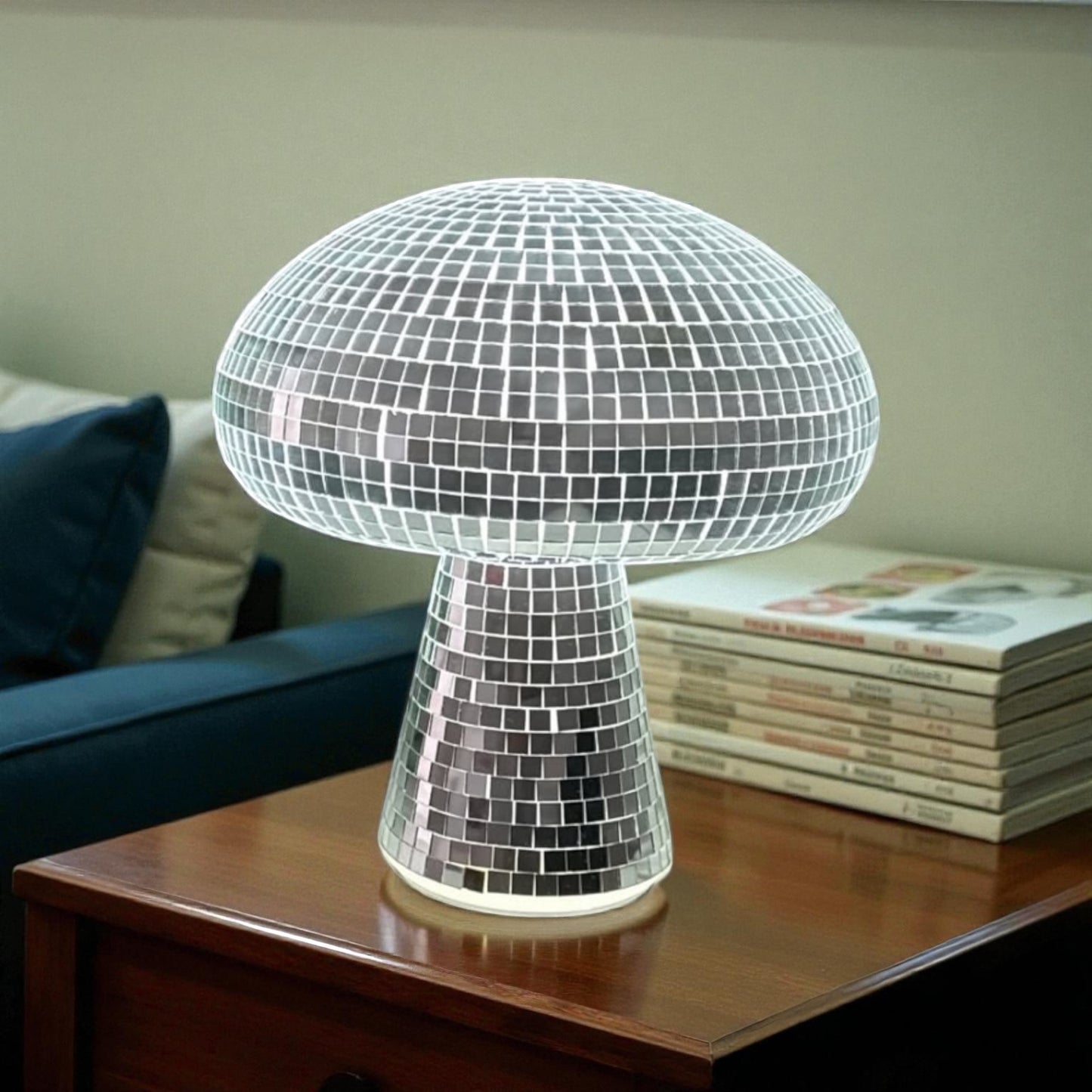 Lampe champignon disco