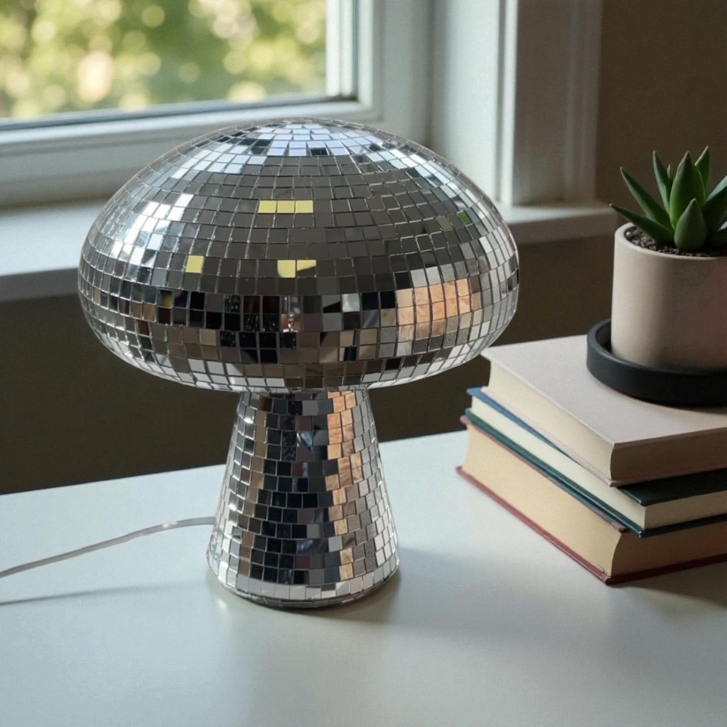 Lampe champignon disco